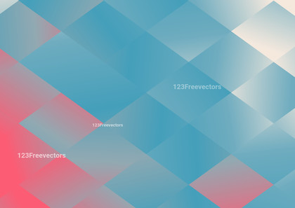 Pink Blue and White Gradient Triangle Background Illustration