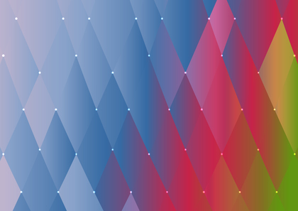 Abstract Red Green and Blue Gradient Geometric Triangle Background Vector Art