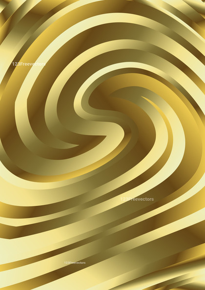 Abstract Gold Spiral Background Vector Art