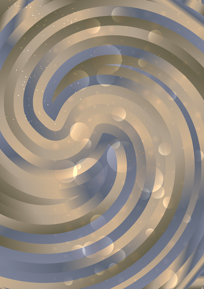 Blue and Brown Abstract Whirlpool Background Vector Image