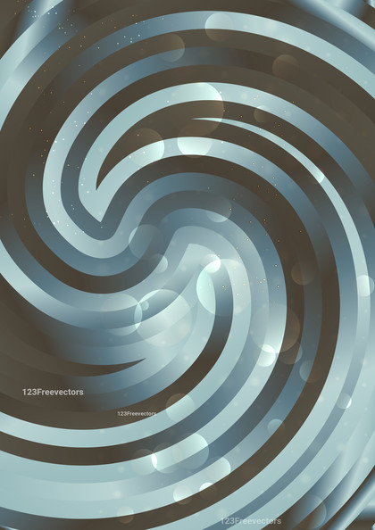 Blue and Brown Abstract Spiral Background