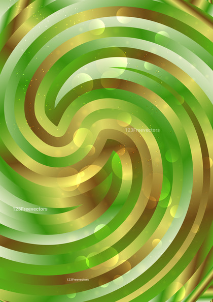 Abstract Brown and Green Whirl Background