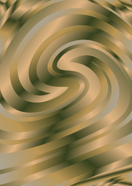 Brown and Green Spiral Background Illustration
