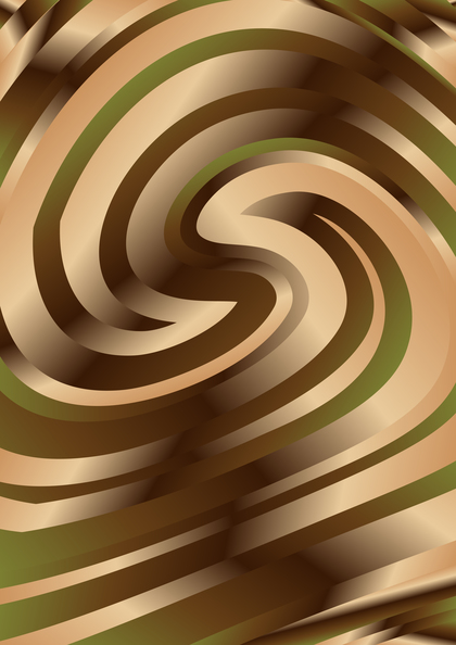 Brown and Green Twirl Background Image