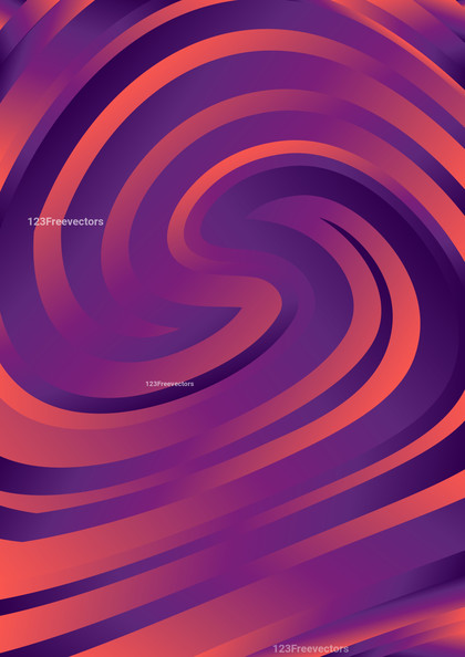 Purple and Orange Swirl Background Illustration