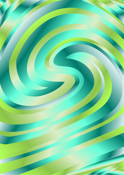 Abstract Blue Green and White Twister Background Image