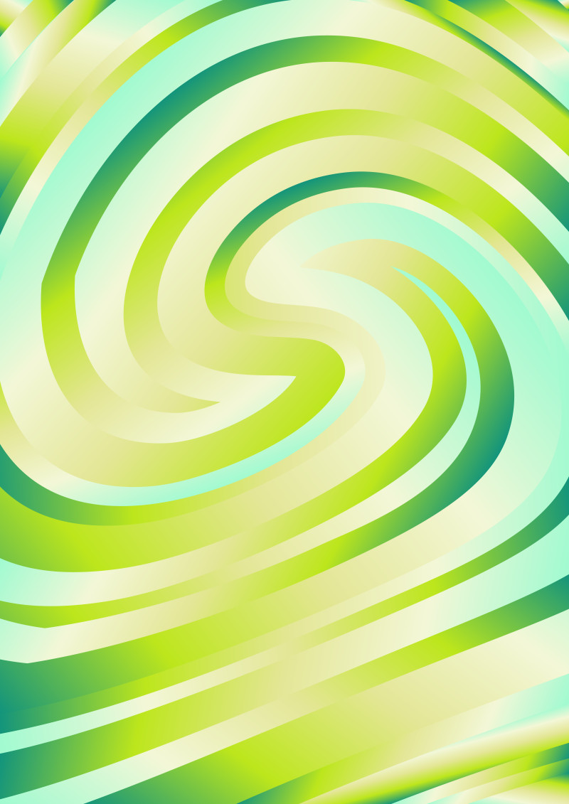 Beige Green and Blue Abstract Whirl Background Design