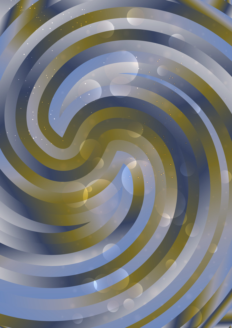 Blue Green and Grey Abstract Whirlpool Background Image