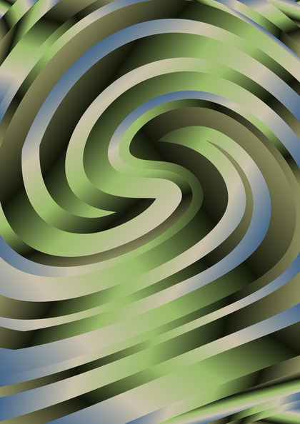 Brown Blue and Green Abstract Whirl Background