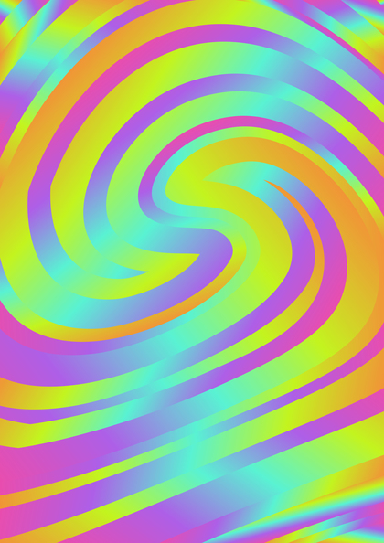 Abstract Pink Blue and Orange Twirling Vortex Background