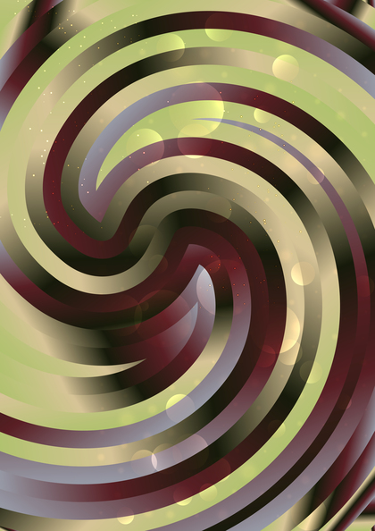 Abstract Red Green and Grey Spiral Background Vector Illustration