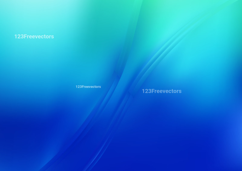 Abstract Bright Blue Graphic Background Vector Image