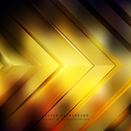 Abstract Black Yellow Arrow Background Design