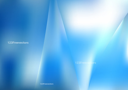 Abstract Blue and White Graphic Background