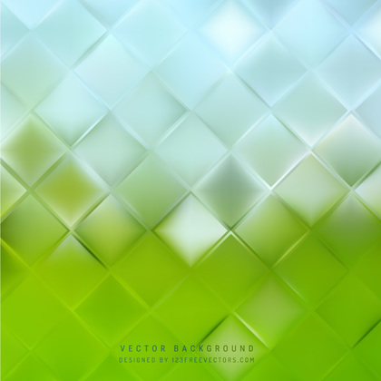 Blue Green Square Background