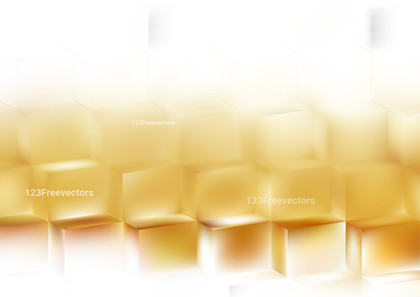 White and Gold Abstract Graphic Background Vector Illustration