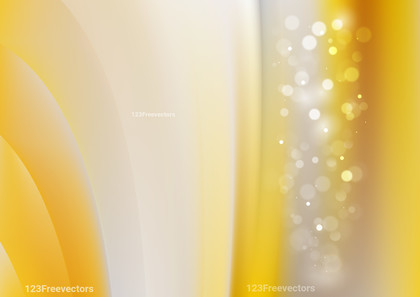Abstract Yellow and White Graphic Background Illustration