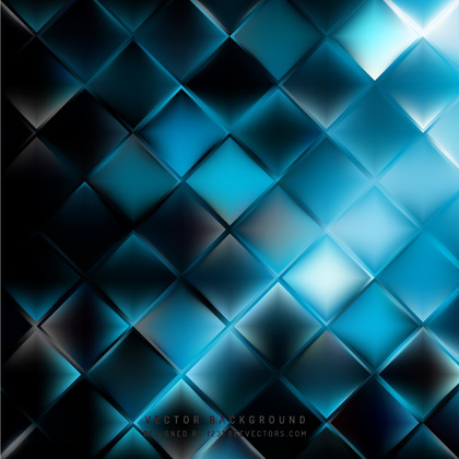 Blue Black Square Background Design