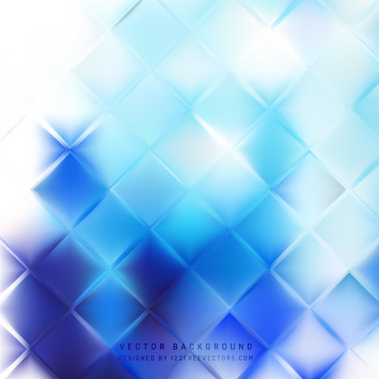 Cobalt Blue Square Background Template