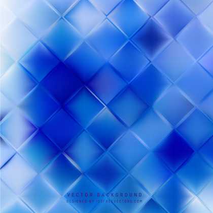Abstract Cobalt Blue Geometric Square Background