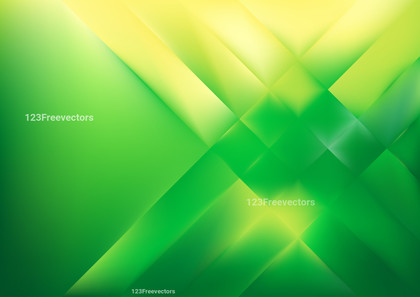 Abstract Green and Yellow Background Vector Art