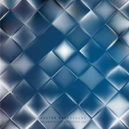 Abstract Blue Square Background Pattern