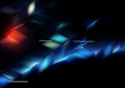 Black Red and Blue Abstract Graphic Background Vector Illustration