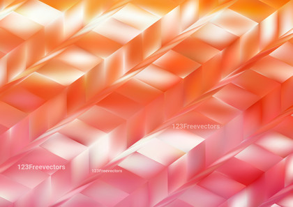 Orange Pink and White Graphic Background