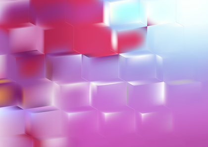 Abstract Pink Blue and White Graphic Background Image