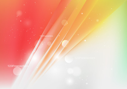 Abstract Red White and Yellow Background Vector Art