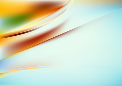 Abstract Blue Green and Orange Graphic Background