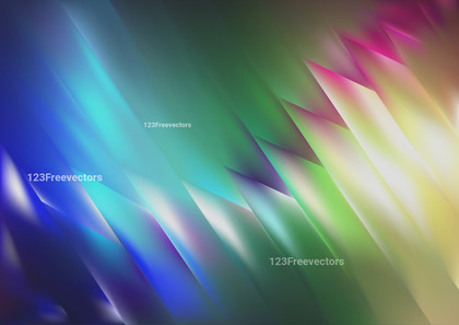 Abstract Blue Pink and Green Graphic Background Vector Illustration