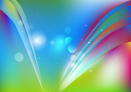 Blue Pink and Green Background Illustrator