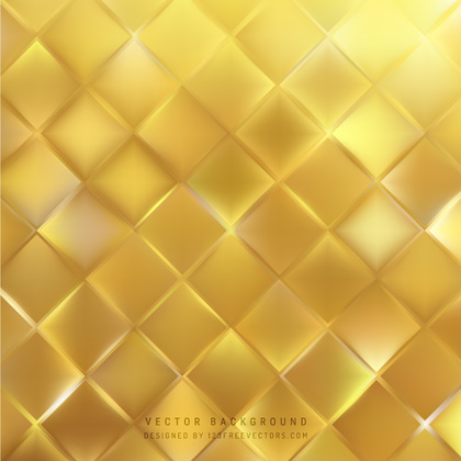 Abstract Gold Square Background