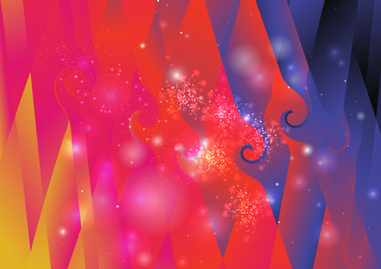 Pink Blue and Yellow Abstract Background Illustrator