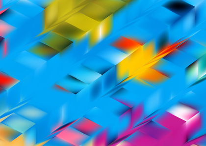 Abstract Pink Blue and Yellow Graphic Background