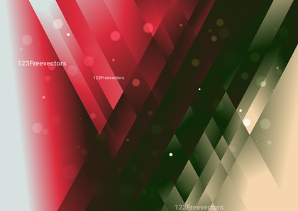 Red Brown and Green Abstract Graphic Background