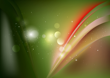Red Brown and Green Graphic Background Vector Image