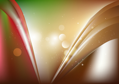 Red Brown and Green Abstract Graphic Background Vector Illustration