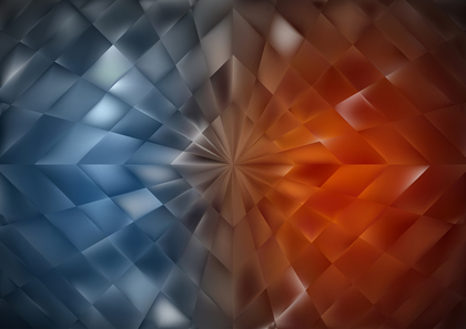 Red Orange and Blue Graphic Background Vector Image