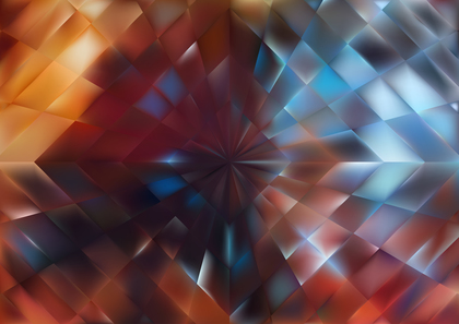 Red Orange and Blue Abstract Background Illustrator