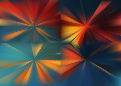 Red Orange and Blue Abstract Graphic Background Vector Illustration