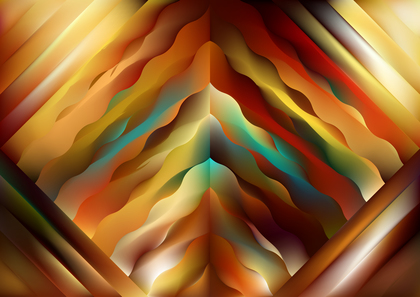 Abstract Red Orange and Blue Graphic Background Vector