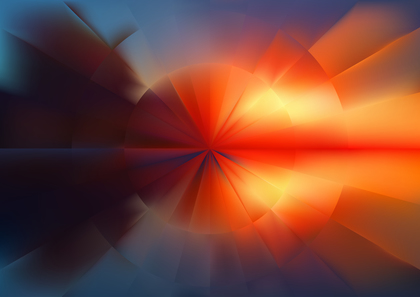 Red Orange and Blue Abstract Graphic Background Vector