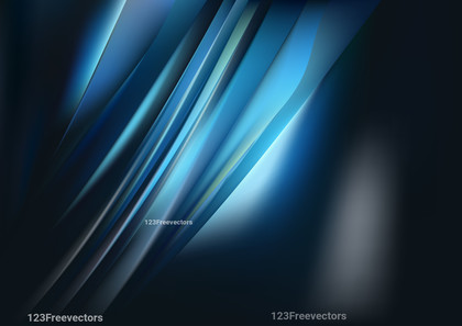 Abstract Black and Blue Diagonal Shiny Lines Background Vector Graphic