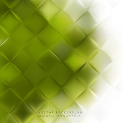 Abstract Green Square Background Pattern