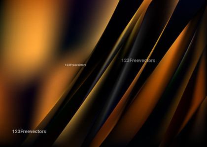 Abstract Orange and Black Diagonal Shiny Lines Background