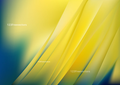 Blue and Yellow Diagonal Shiny Background Illustration