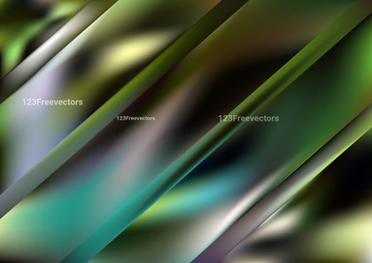 Abstract Black Blue and Green Diagonal Shiny Lines Background