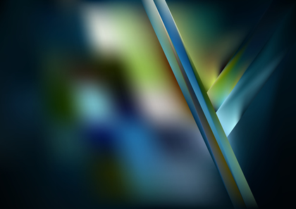 Abstract Black Blue and Green Diagonal Shiny Background Illustration